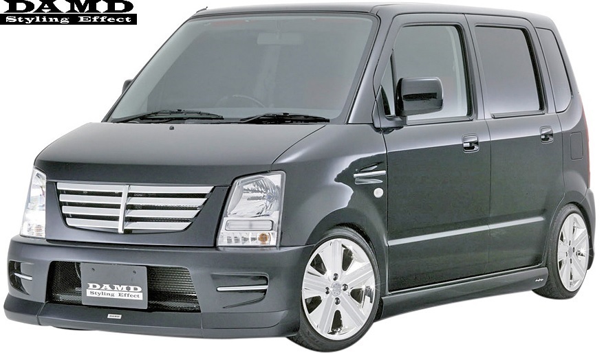 【M's】SUZUKI WAGON-R / RR MH21S (2003.9-) DAMD Concept B エアロキット 3点 ／／ ダムド コンセプトB フルエアロ パーツ セット 旧型_画像2