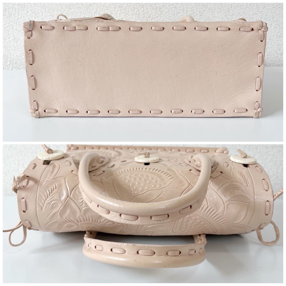 美品 人気 carvingtribesMaestra カービングトライブス ハンドバッグ