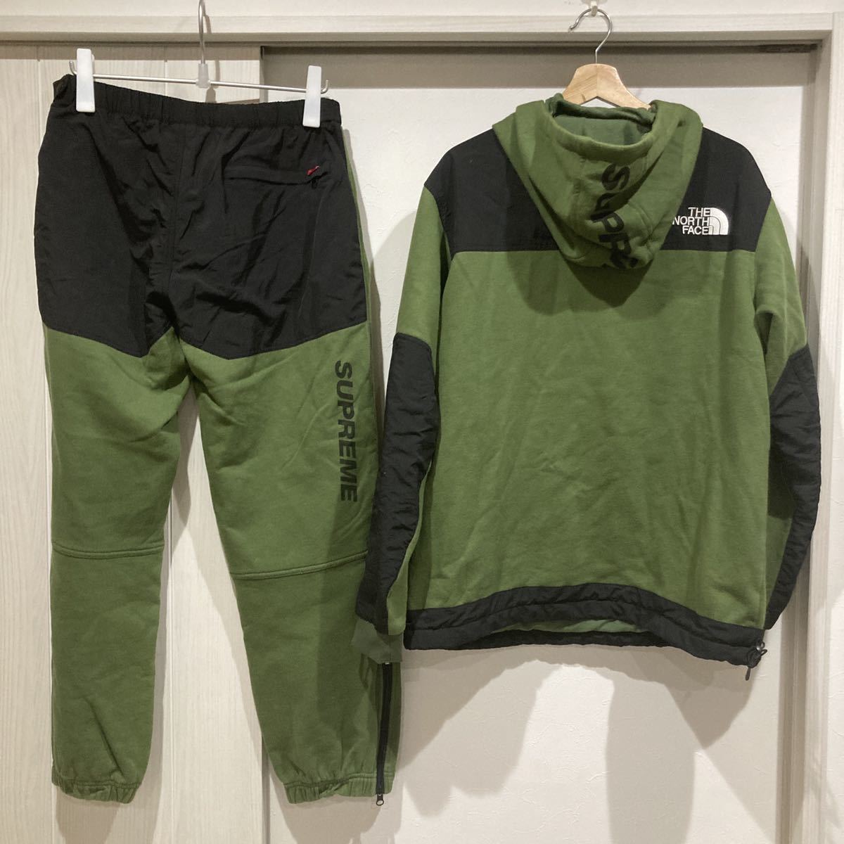 OUTLET SALE THE NORTH FACE supreme STEEP TECH セットアップ