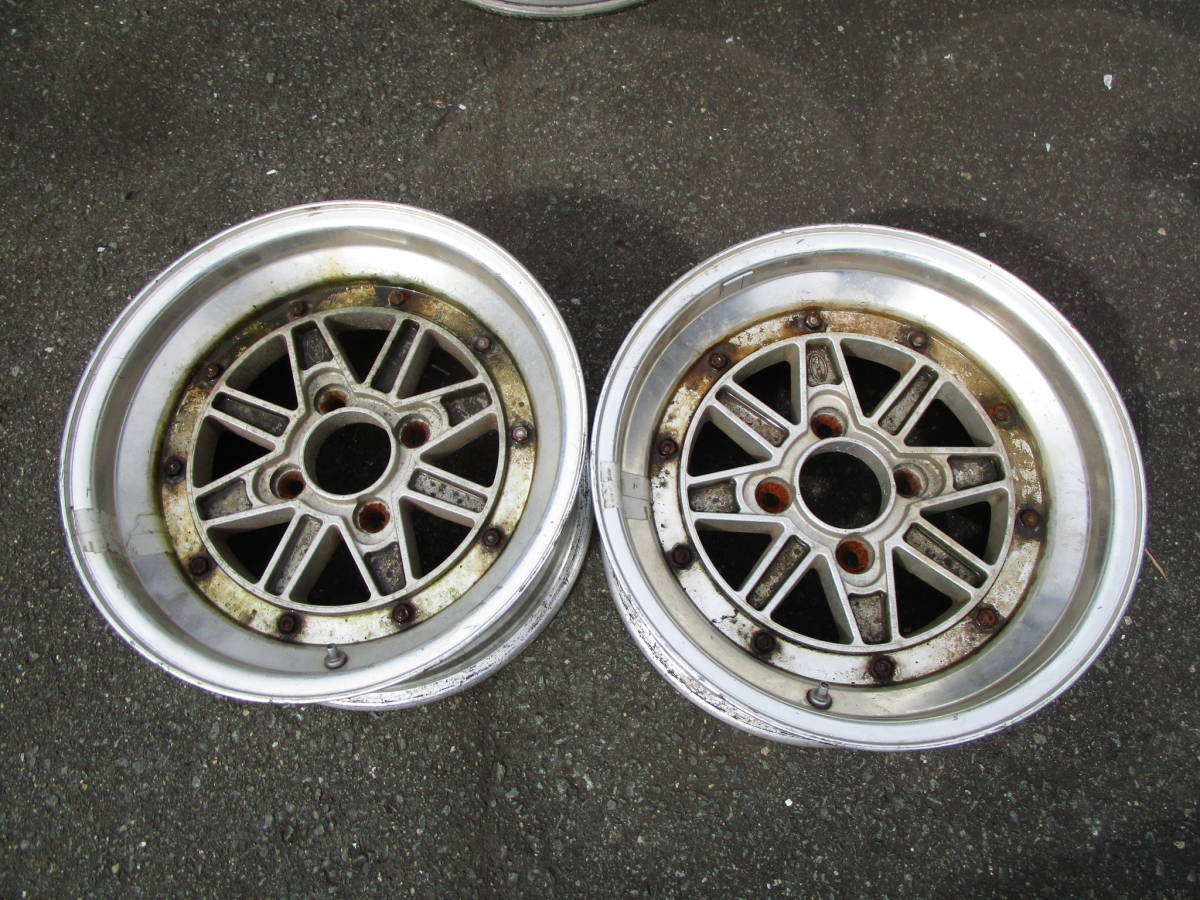 388】深リム 旧車 スピードスター SSR マーク3 15インチ 7J +1 PCD114