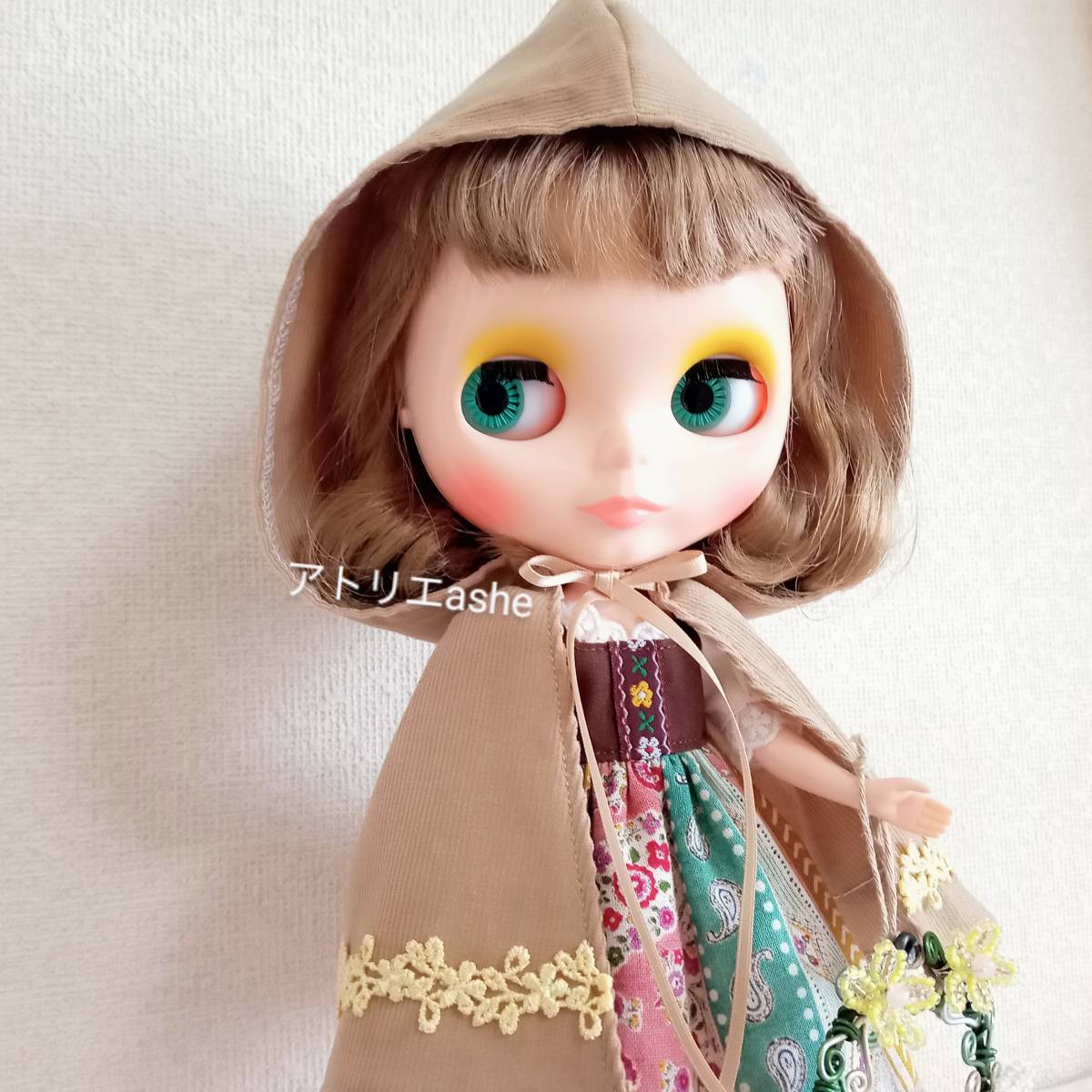 リカちゃん ハンドメイド スカート 花柄レース8 - おもちゃ