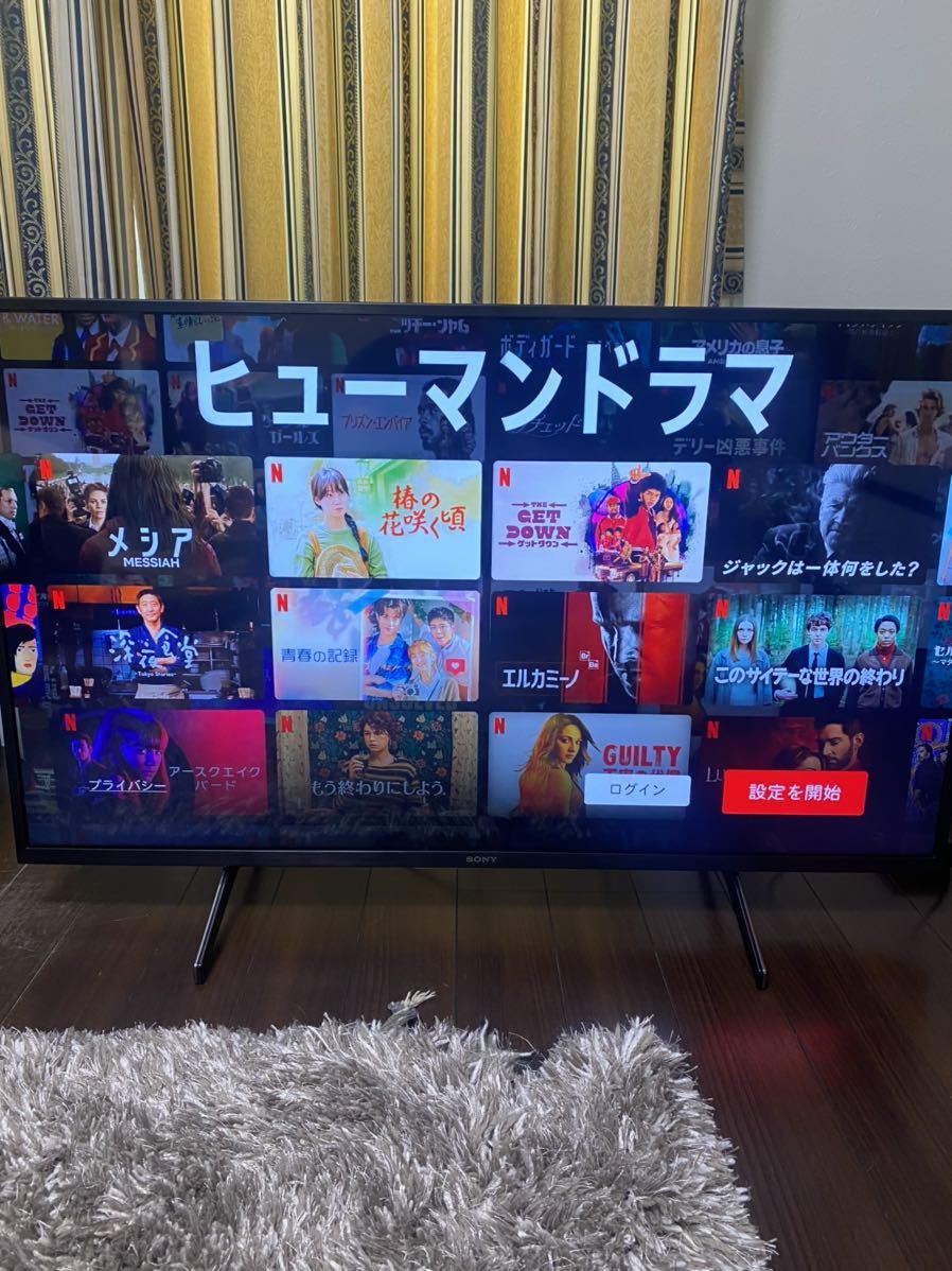 ☆美品☆動作確認済み☆SONY BRAVIA☆AndroidTV☆KJ-43X8000H☆43