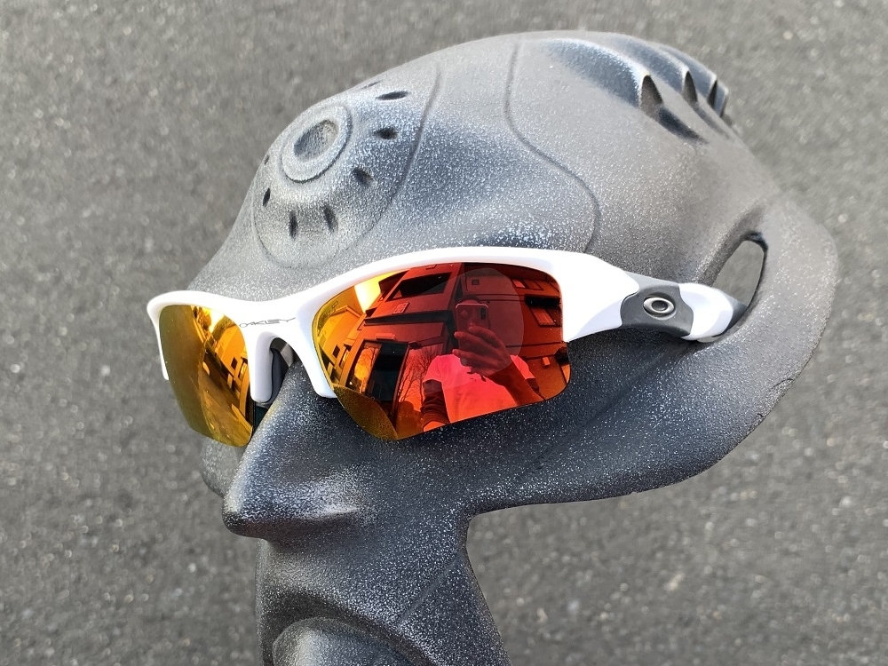 LINEGEAR　オークリー　フラックジャケット用交換レンズ　XLJタイプ　ポリカレンズ　カーディナルレッド　Oakley　FLAK JACKET_画像4