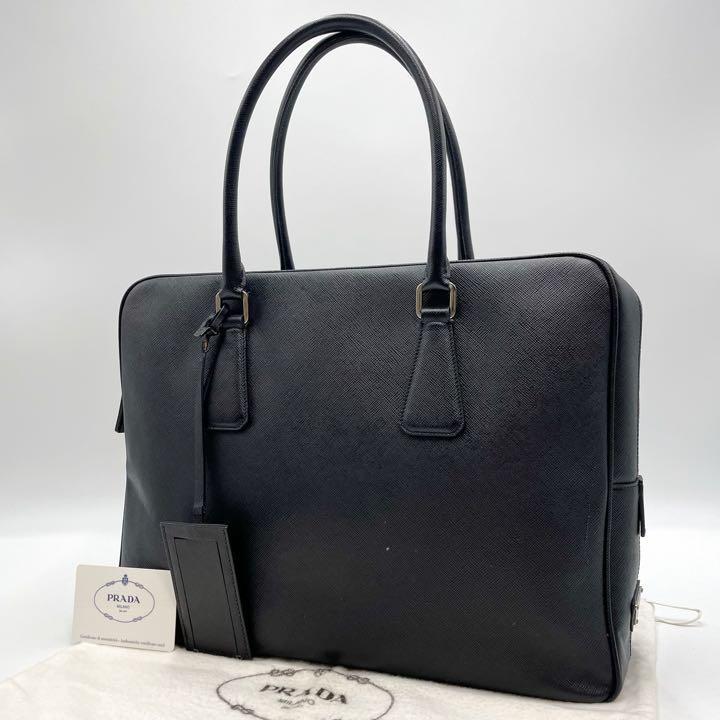 定価50万円/極美品】 PRADA プラダ ビジネスバッグ トート