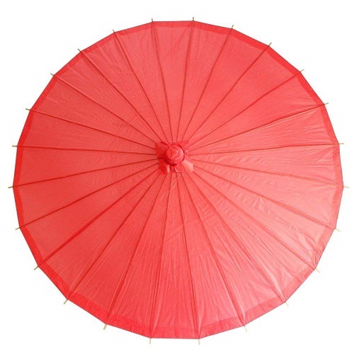  peace umbrella parasol plain diameter 84cm ( red ) cosplay Event decoration properties photographing 