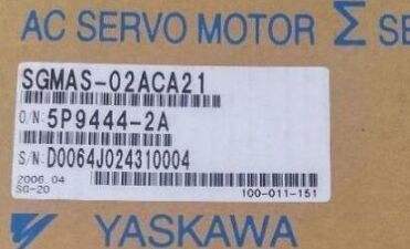 未使用!新品 YASKAWA 安川電機 SGMAS-02ACA21 サーボモーター【保証6 ...