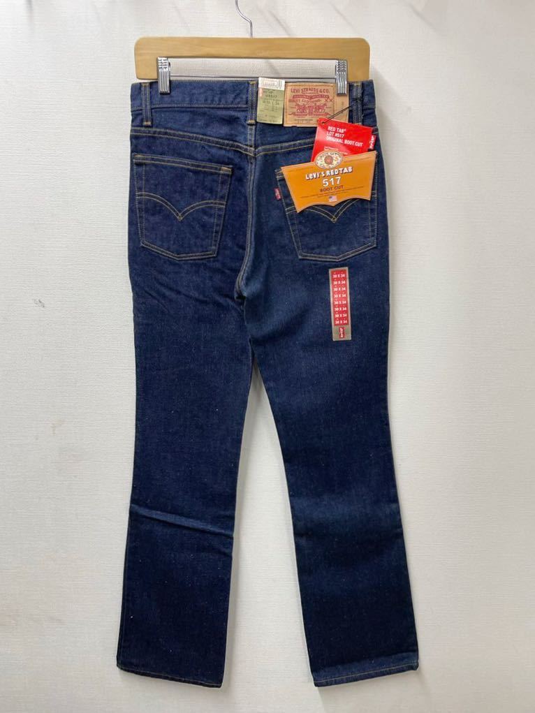 w30 米国製 99年 DEADSTOCK Levi's 517-03 ビンテージ レプリカ デッドストック リーバイス ジーンズ デニムパンツ アメリカ製の画像3