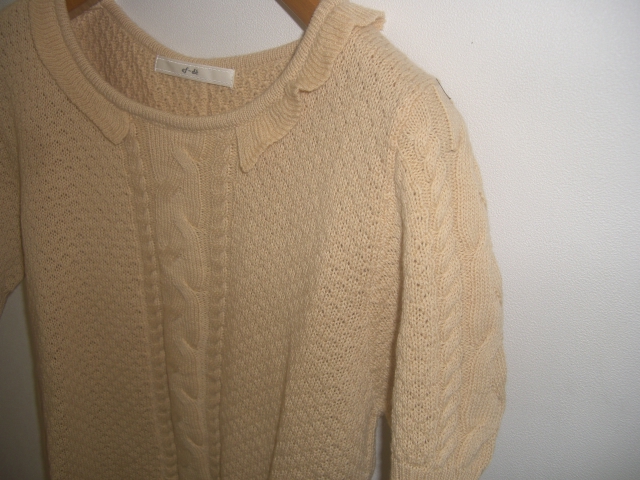 ef-de( ef-de ) short sleeves wool knitted * size 13 number 