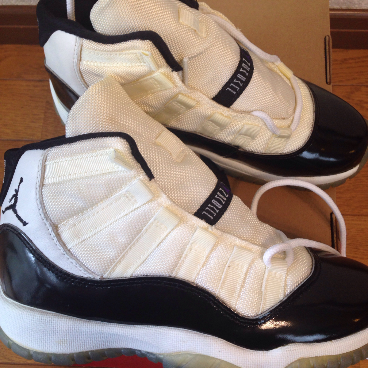 ヤフオク! - NIKE AIR JORDAN １１ BG オリジナ 