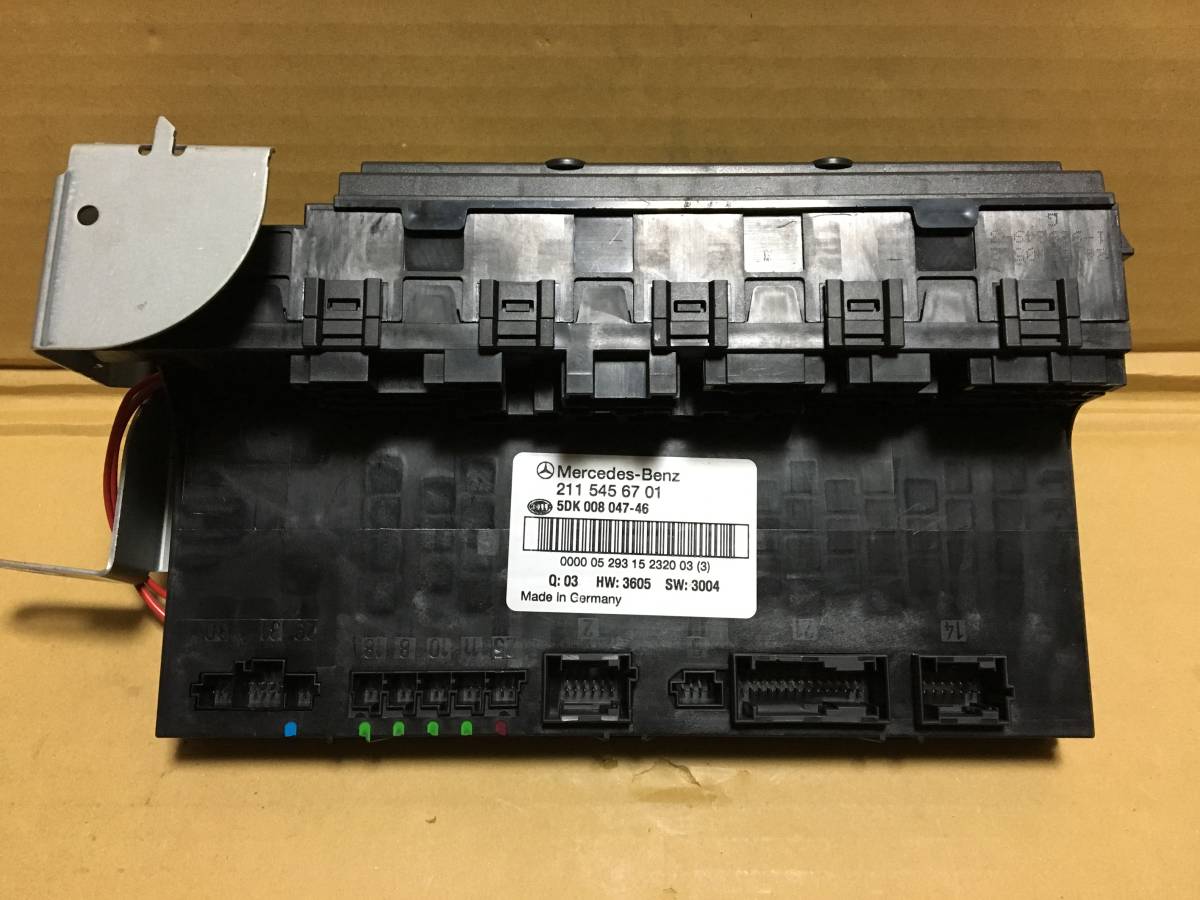 2005 year 12 month W219 CLS55AMG remove rear Sam control unit 211 545 67 01 genuine products 