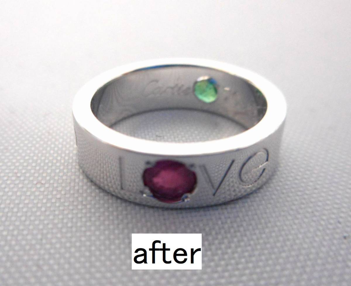 CARTIER Cartier Rav charity bracele yg new goods finishing WG plating finishing does LOVE ring bangle diamond custom reform 