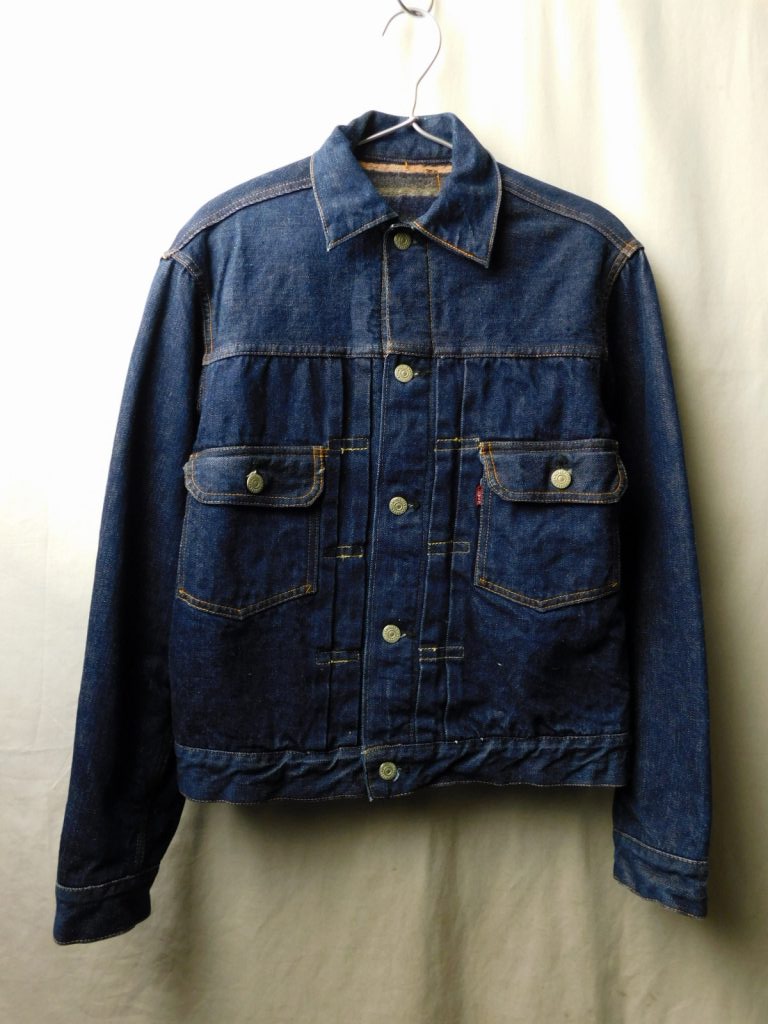 40s50s ビンテージ Levis リーバイス 517XX 2ND セカンド ブランケット付き Gジャン 革パッチ 片面タブ ミントコンディション オリジナル_画像2