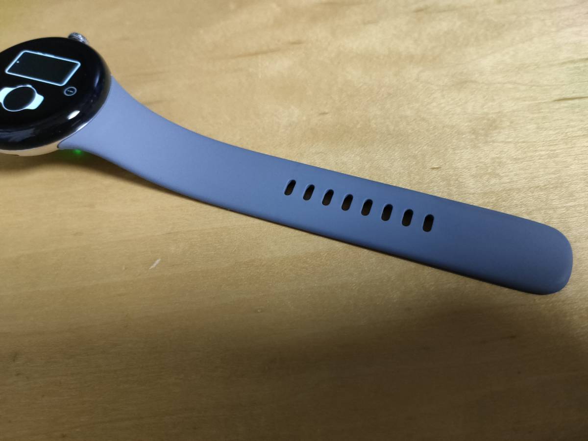 Google Pixel watch (Wi-Fiモデル)Polished Silver ステンレス ケース