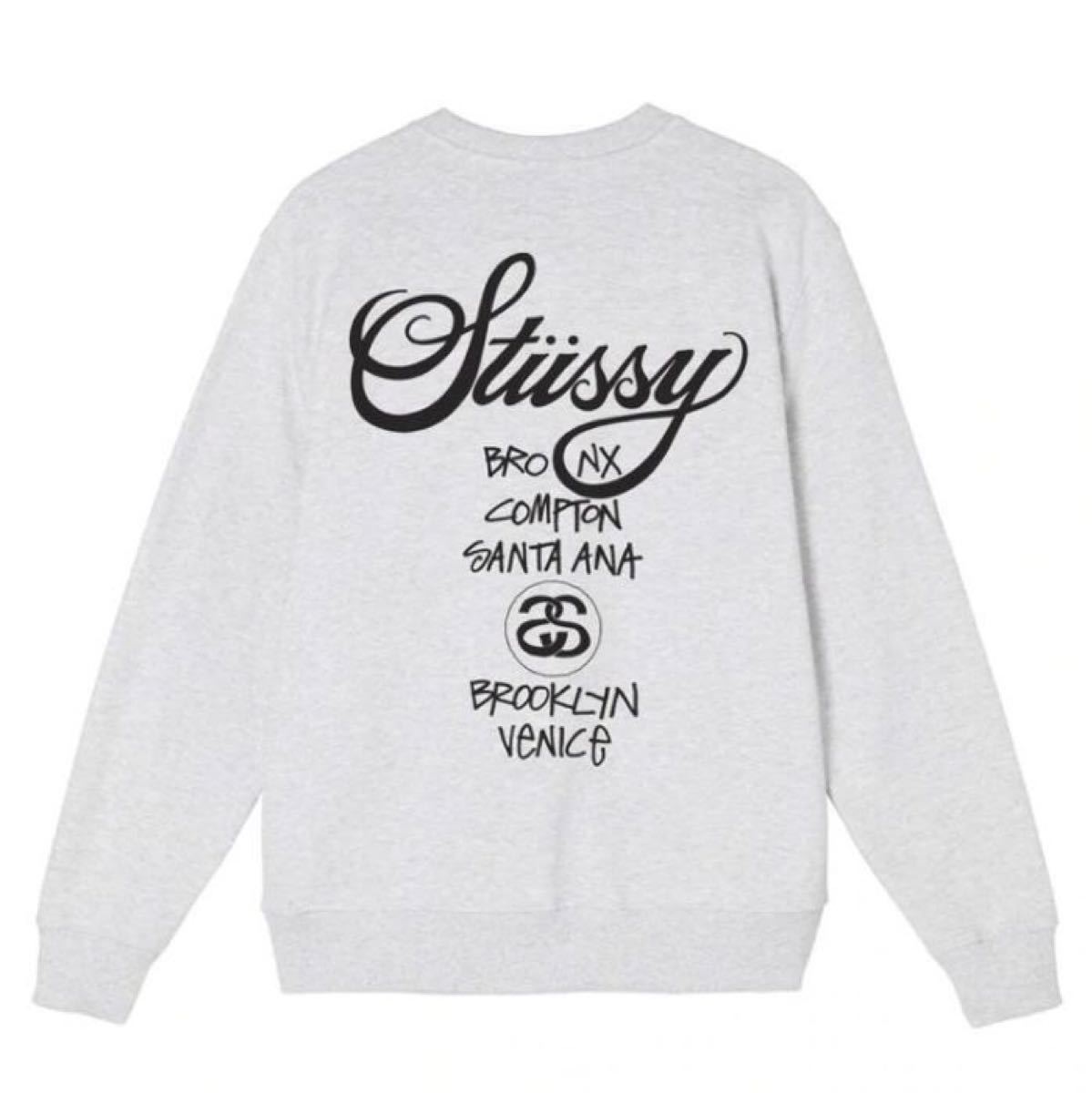 STUSSY WORLD TOUR CREW ステューシー スウェット トレーナー パーカー