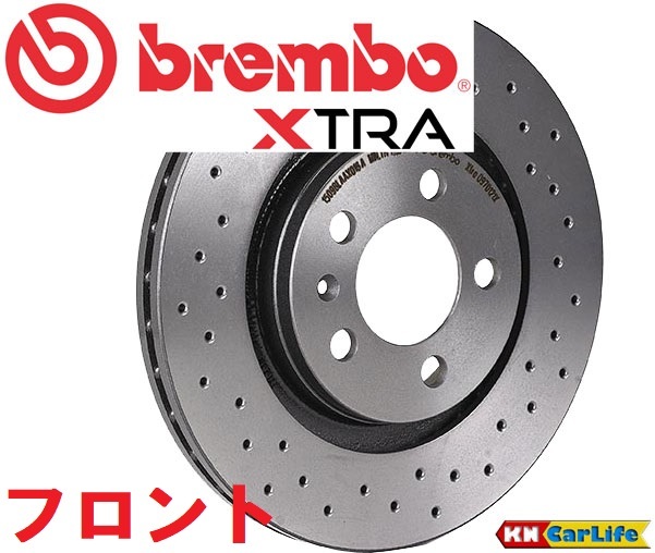 brembo XTRA ブレーキディスク AUDI アウディ A4 ALL ROAD QUATTRO 2.0 TFSI QUATTRO 8KCDNA 09.A758.1X フロント
