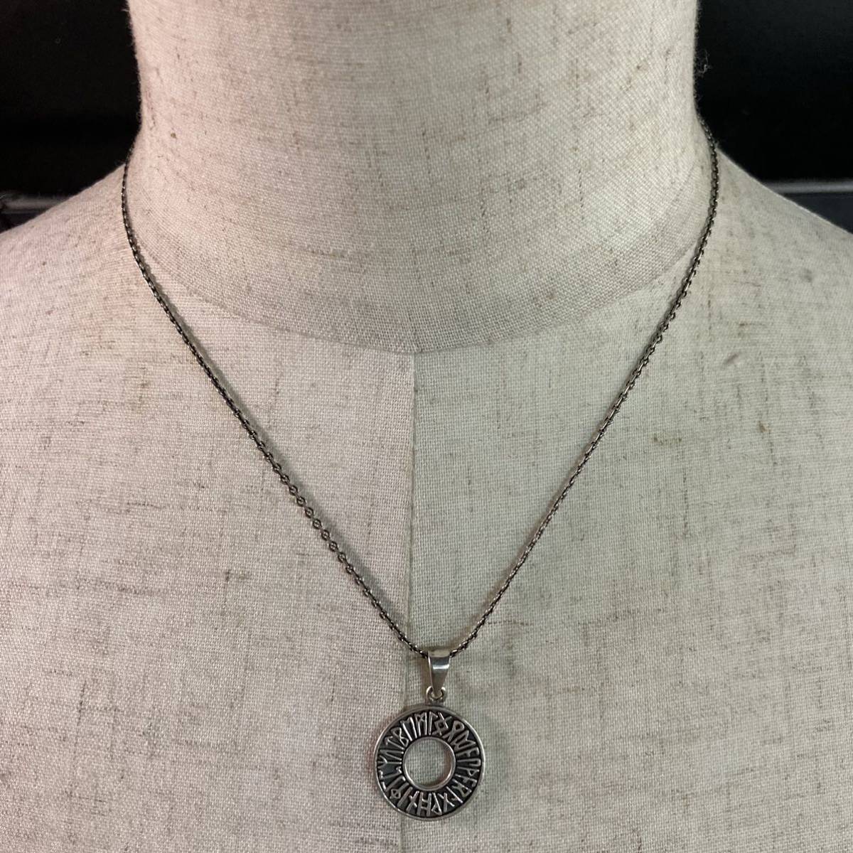 最安価格 VINTAGE ヴィンテージ シルバー925穴空きコインネックレス