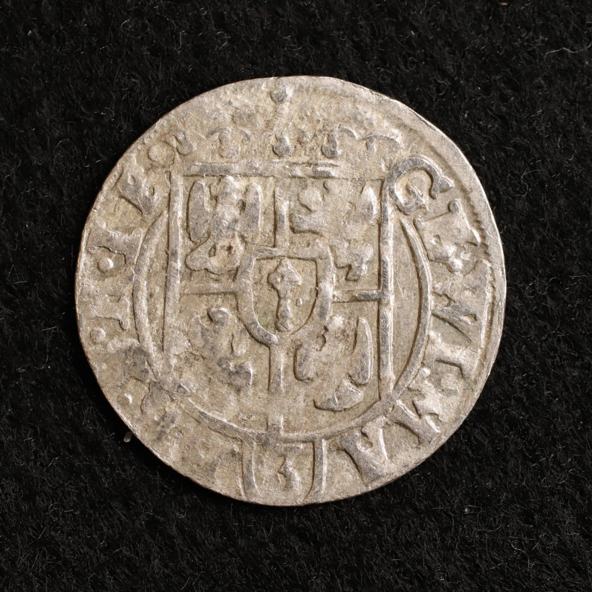 【詳細解説書付】KM#56.5/ブランデンブルク＝プロイセン 1 Dreipolker銀貨（1626年）[E975]中世ヨーロッパコイン_画像2