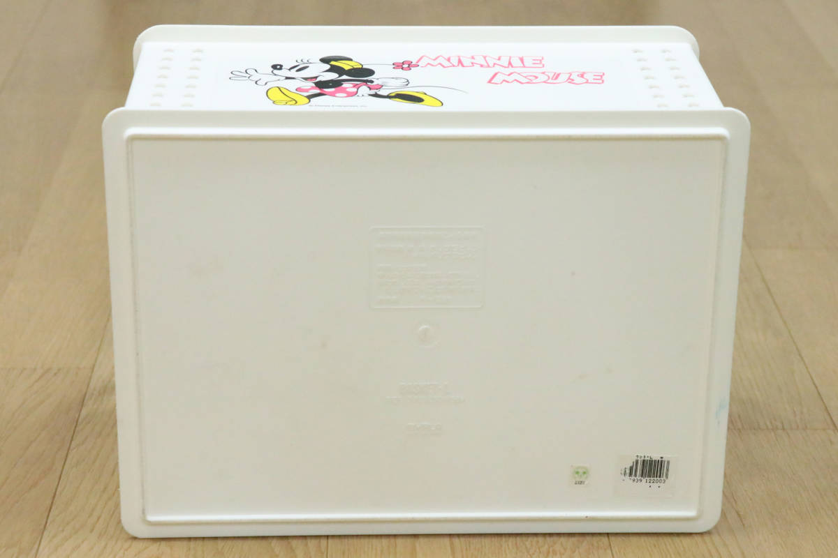 バスケット-L　ミッキー・ミニーマウス　MICKEY・MINNIE MOUSE　332×250×158mm　カゴ　MYPLA　日本製　雑貨　中古品