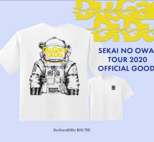 SEKAI NO OWARI 非売品　DOME TOUR 2020　Du Gara Di Du　半袖Ｔシャツ　ライブグッズ　セカオワ　ドゥガラディドゥ　セカイノオワリ