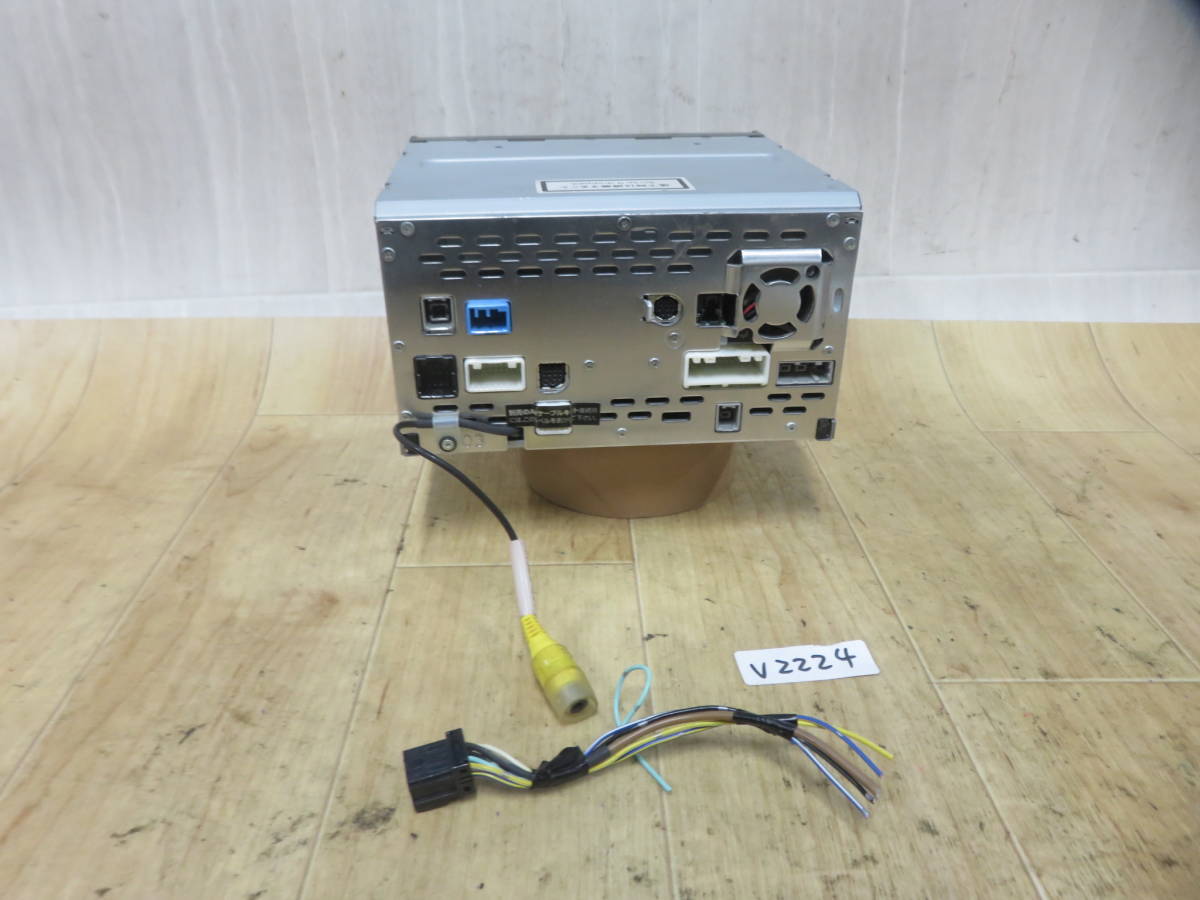 ★動作品保証付/V2224/日産純正　HP309-A　HDDナビ　TVワンセグ内蔵　CD・DVD再生OK　車速配線付き_画像8