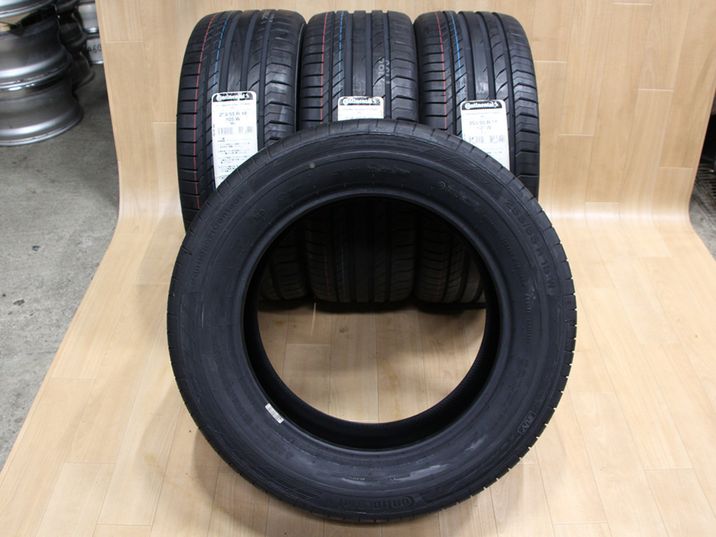 A775 未使用 コンチネンタル ContiSportContact 5 SUV MO ベンツ承認 255/55R18 105W 4本 AMG ベンツ ML W463 W251 R350 W164 W166 ML350_画像4