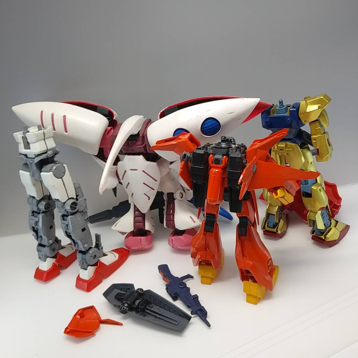 HGUCキュベレイ、バウ、ＭＧゼータガンダムほか　ジャンク品　欠品多数_画像2