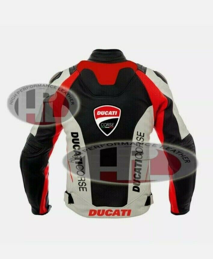 海外 送料込み 　高品質　ドゥカティ・コルセ Ducati Corse レーシングレザージャケット　MOTOGP サイズ各種　レプリカ　3_画像2