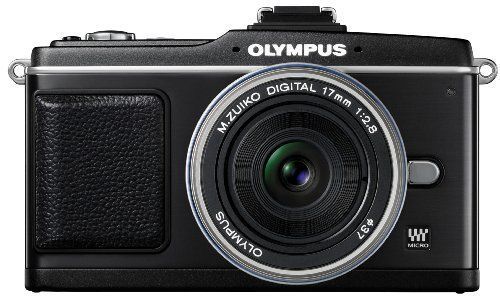 OLYMPUS ミラーレス一眼 PEN E-P2 パンケーキキット ブラック E-P2PKIT