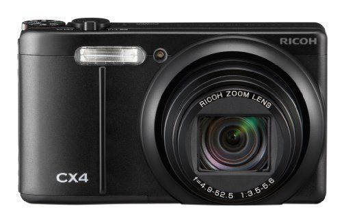 RICOH デジタルカメラ CX4 ブラック CX4BK 1000万画素裏面照射CMOS 光学10.7倍ズーム 広角28mm 3.0型液晶