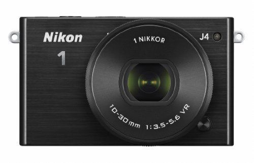 Nikon ミラーレス一眼 Nikon1 J4 標準パワーズームレンズキット ブラック J4HPLKBK