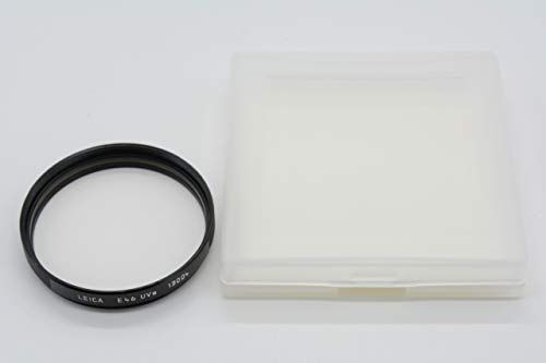 本物品質の Leica e46?UVAガラスフィルタwithブラックマウント(13004
