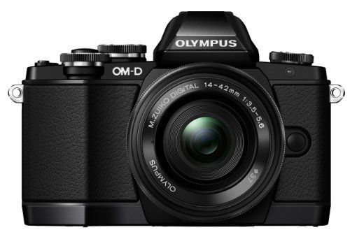 OLYMPUS OM-D E-M10 EZレンズキット ブラック ミラーレス一眼 OM-D E