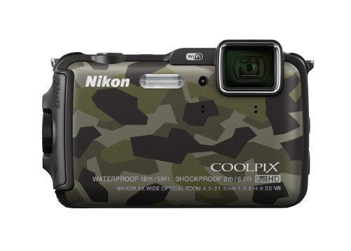 Nikon デジタルカメラ AW120 防水 1600万画素 カムフラージュ AW120GR_画像1