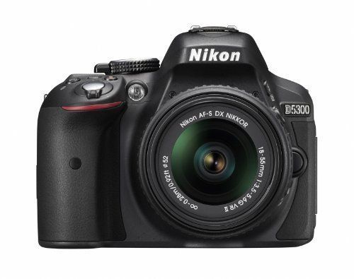 Nikon цифровой однообъективный зеркальный камера D5300 18-55mm VR II линзы комплект черный 2400 десять тысяч пикселей 3.2 жидкокристаллический D5300