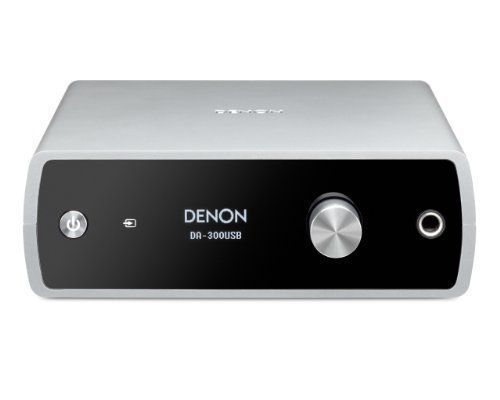 代引可】 USB-DAC Denon ヘッドホンアンプ DA-300USB-S シルバー