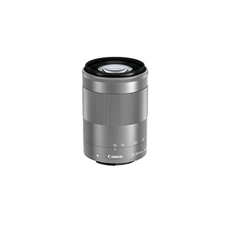 Canon 望遠ズームレンズ EF-M55-200mm F4.5-6.3 IS STM(シルバー) ミラーレス専用 EF-M55-200ISのサムネイル