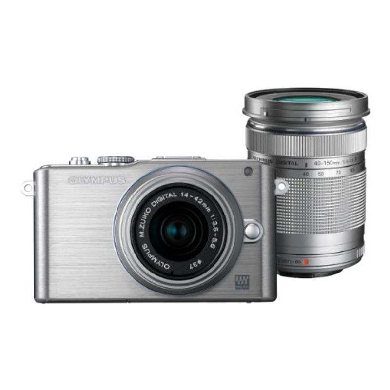 OLYMPUS ミラーレス一眼 PEN Lite E-PL3 ダブルズームキット シルバー E-PL3 DZKIT SLV