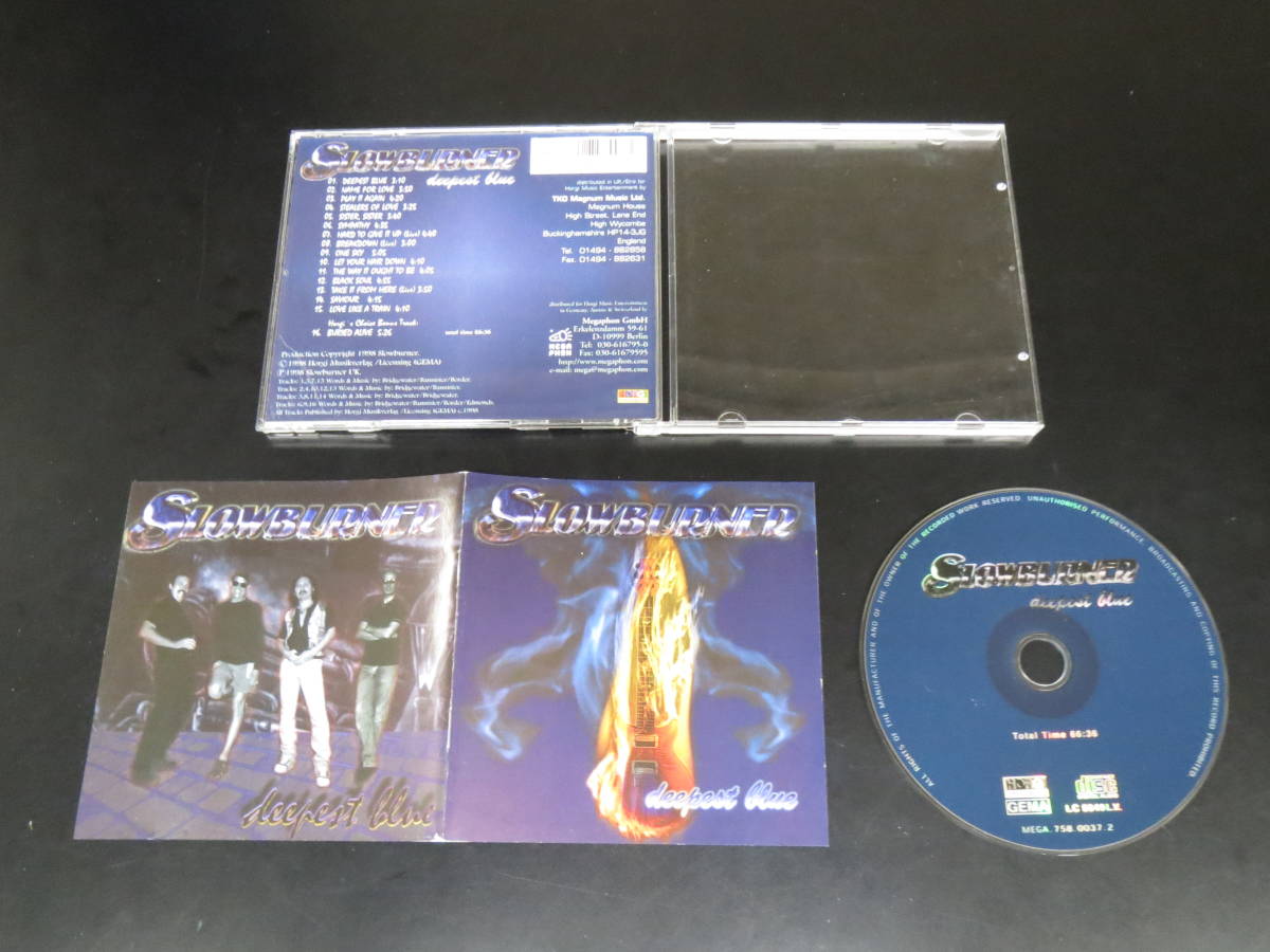 Slowburner - Deepest Blue 輸入盤CD（MEGA 758.0037.2, 1998）