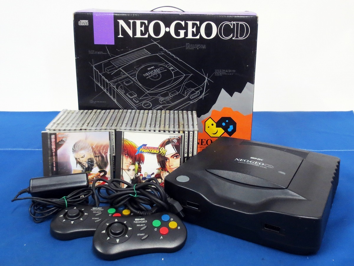 NEOGEO CDZ ソフト1本付き（動作確認済み）-