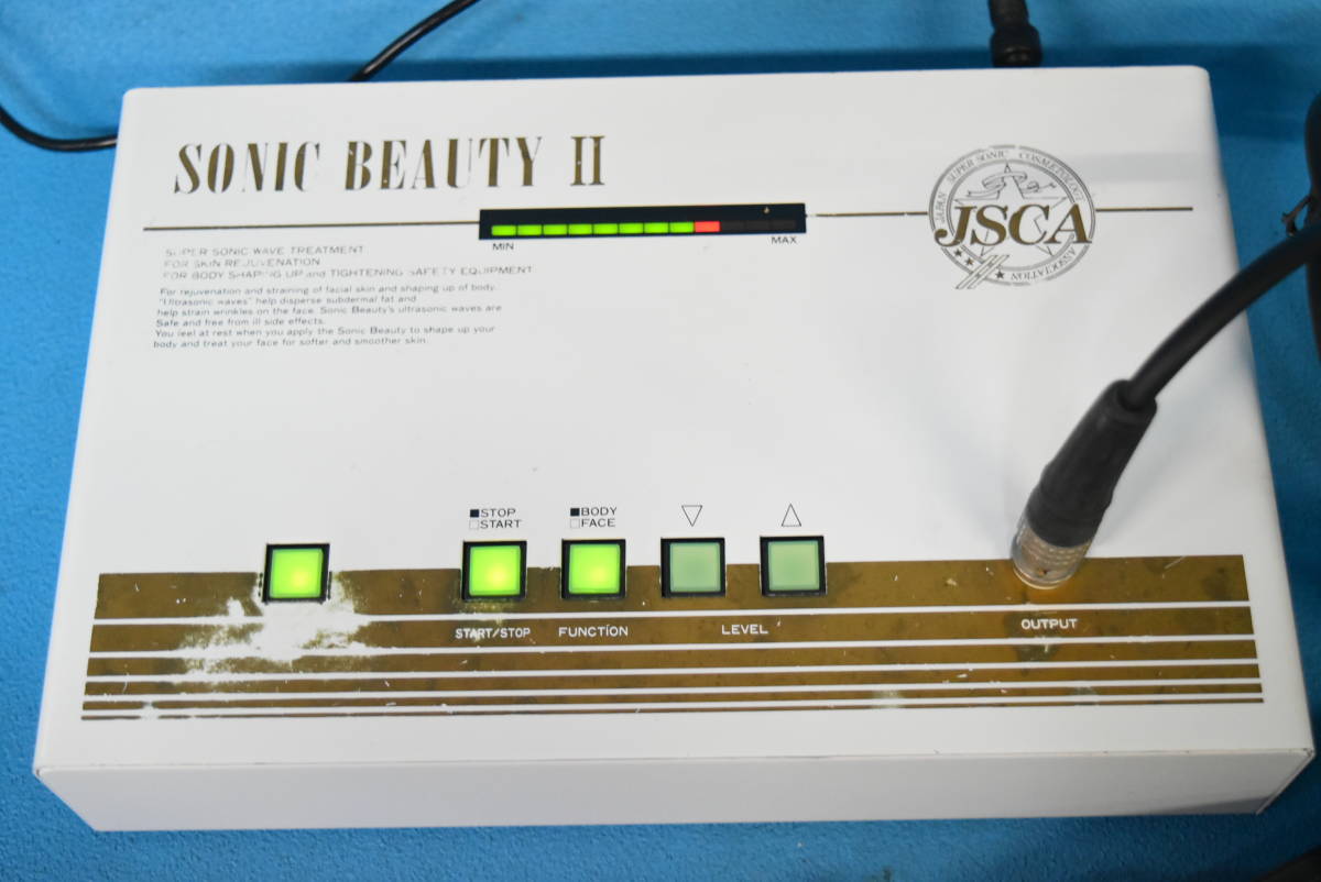 JSCA　 超音波美容機/エステ機器 【SONIC BEAUTY Ⅱ】　◆N-484(1031)◆_画像3