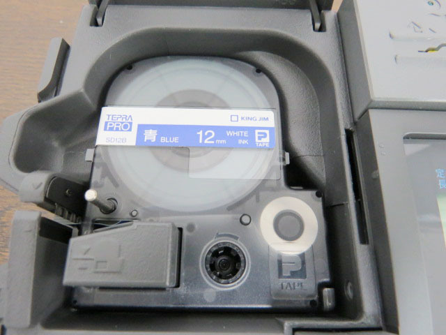 KING JIMラベルライター「テプラ」PRO☆SR818 取扱説明書付 通電・印刷テスト済 経年現状品 6