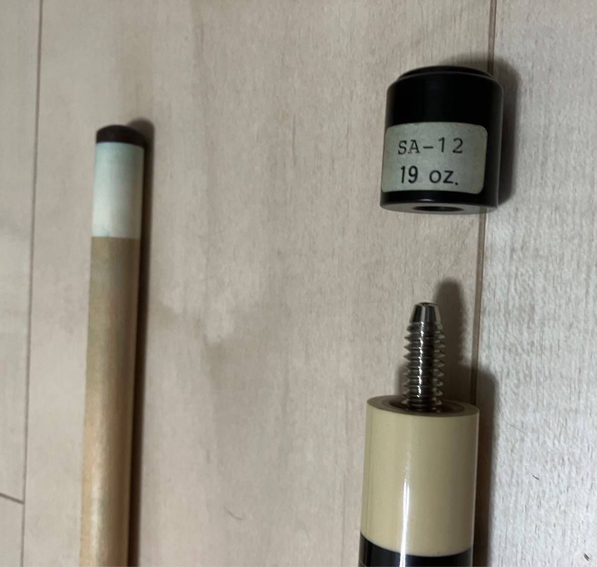 Mezz CUE ビリヤードキュー　SA-12 初代314シャフト　CUEケース2×4 希少品