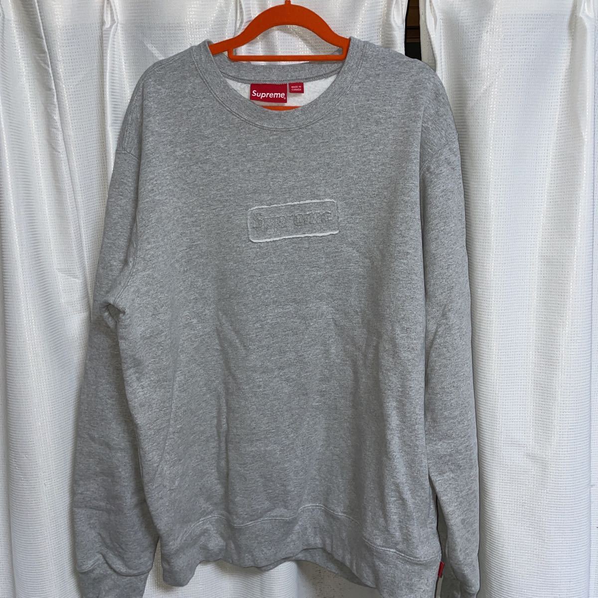 Supreme Cutout Logo Crewneck 的詳細資料| One Map by FROM JAPAN為您