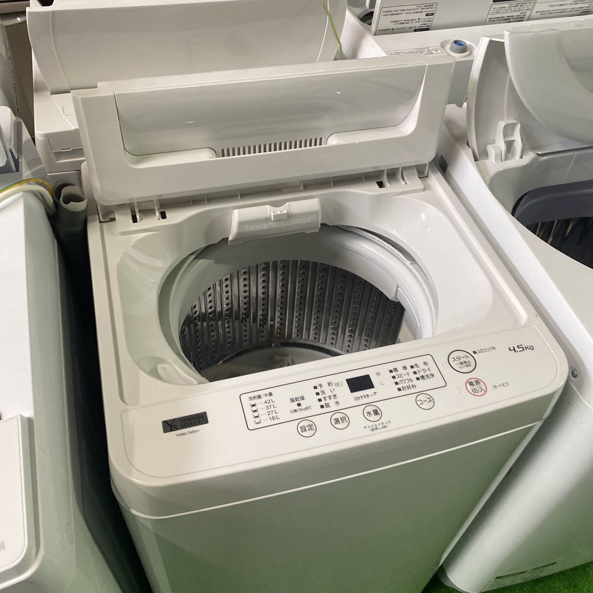 全国送料無料2021年製○ヤマダ○YWM-T45H1○洗濯機