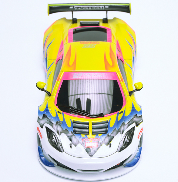 ミニッツレーサー用ホワイトボディ　マクラーレン12C GT3塗装済完成品　送料無料_画像7