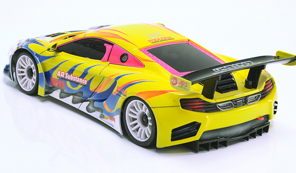 ミニッツレーサー用ホワイトボディ　マクラーレン12C GT3塗装済完成品　送料無料_画像3
