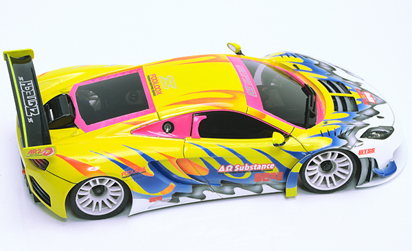 ミニッツレーサー用ホワイトボディ　マクラーレン12C GT3塗装済完成品　送料無料_画像4