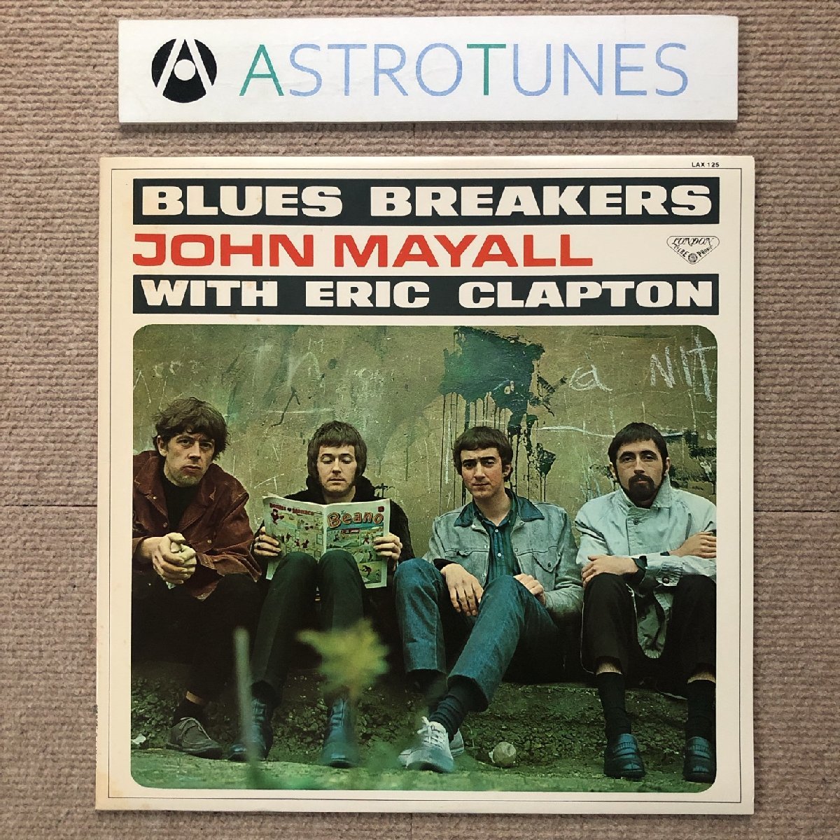 美盤 ジョン・メイオール John Mayall And The Blues Breakers 1978年 LPレコード With Eric Clapton 名盤 国内盤 クラプトン