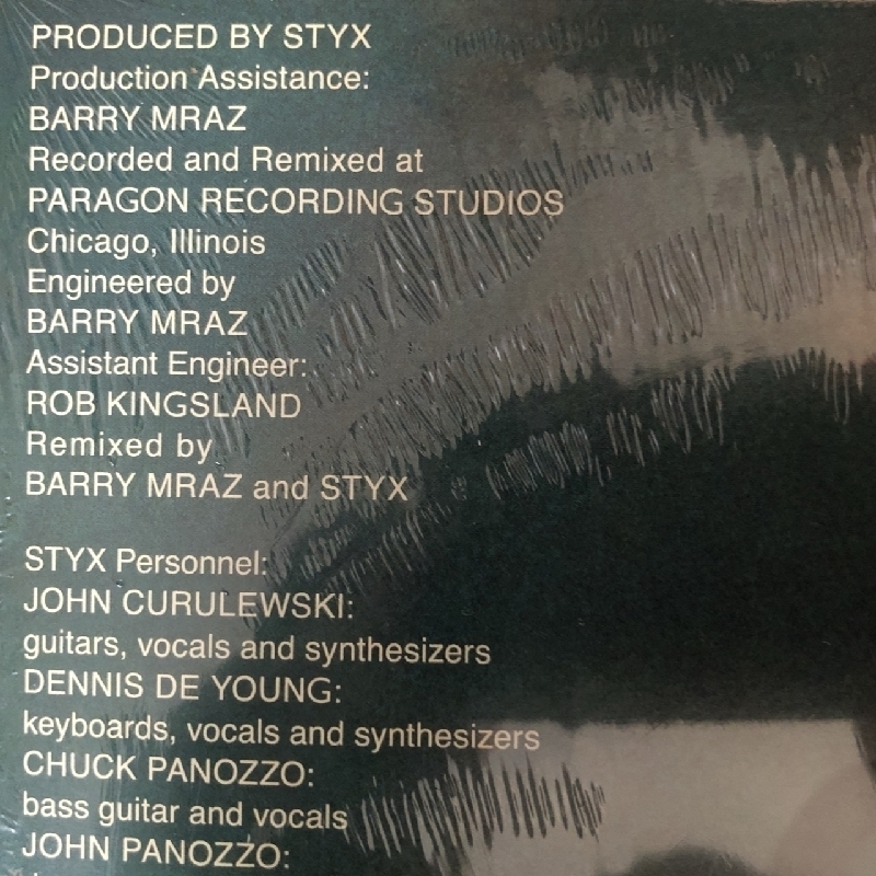 未開封新品 米国盤 スティックス Styx 2015年 LPレコード イクイノックス Equinox 名盤 Progressive rock_画像6