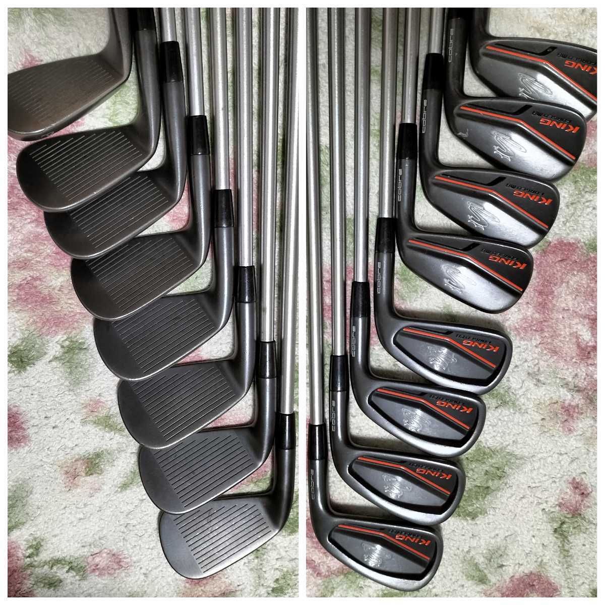 8本 king forged cb mb combo 3-P cobra kbs tour 130X リッキー